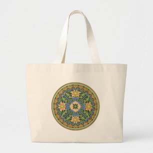 Bolso De Tela Gigante Cloisonne China Patter Asia Oriental