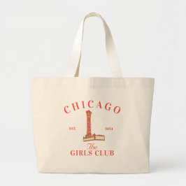 Bolso De Tela Gigante Club de Chicas Bachelorette de Chicago