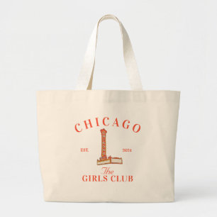 Bolso De Tela Gigante Club de Chicas Bachelorette de Chicago
