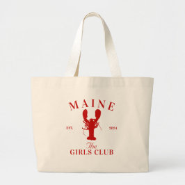 Bolso De Tela Gigante Club de Chicas Maine de la Langosta Bachelorette