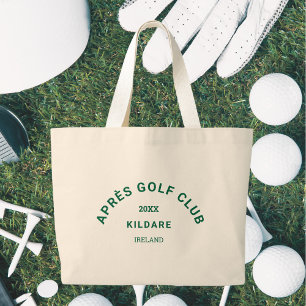 Bolso De Tela Gigante Club de Golf Après Forest Green Golf Social Crest