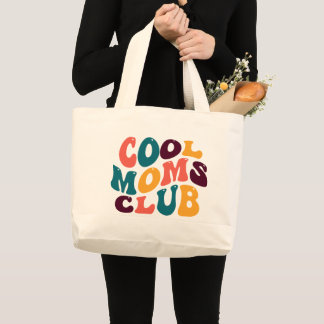 Bolso De Tela Gigante Club de Madres Geniales Recuerdo Estilo Retro Groo