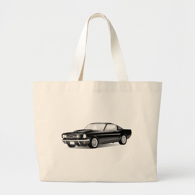 Bolso De Tela Gigante Coche muscular (Frente)