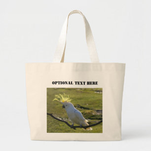 Bolso De Tela Gigante Cockatoo curado con azufre amarillo australiano