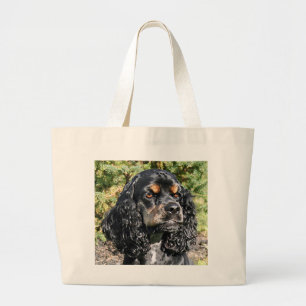 Bolso De Tela Gigante Cocker Spaniel