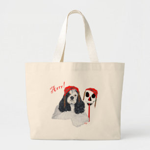 Bolso De Tela Gigante Cocker Spaniel Americano Pirata