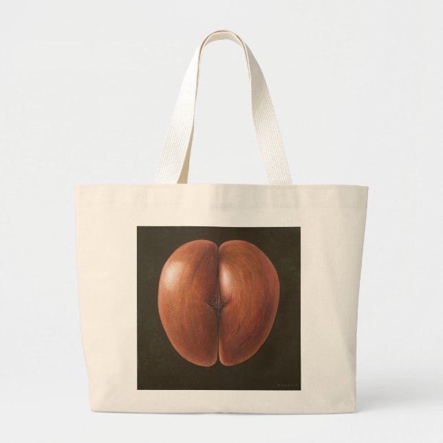 Bolso De Tela Gigante Coco de Mer Maldivas 2012 (Frente)