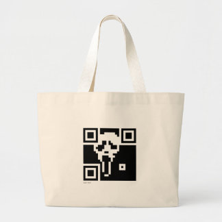 Bolso De Tela Gigante Código del grito QR