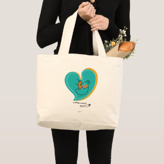 Bolso De Tela Gigante Coffee LoverS muackS-Latte