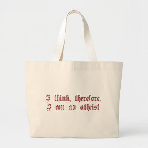 Bolso De Tela Gigante Cogito ateo