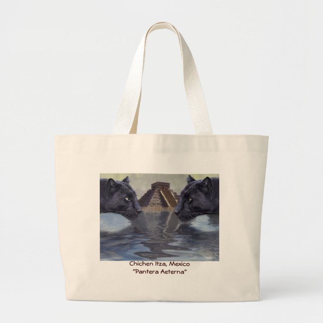 Bolso De Tela Gigante Colección Black Panther México (Frente)