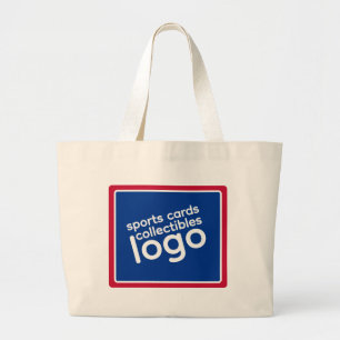 Bolso De Tela Gigante Coleccionables Tarjetas Deportivas Rojo Blanco Azu