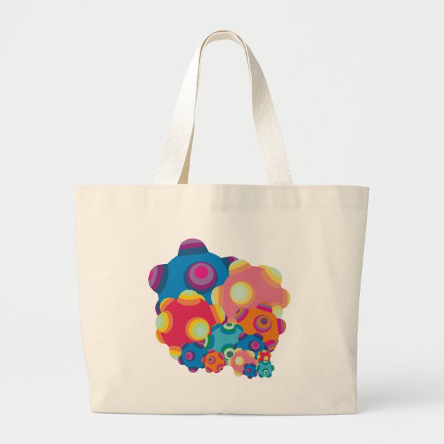 Bolso De Tela Gigante Collage de ClumpBubble (Frente)