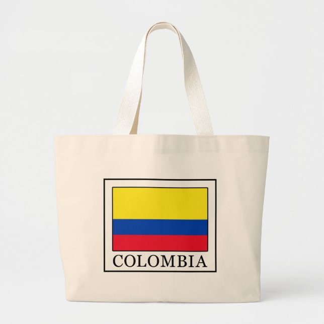 Bolso De Tela Gigante Colombia (Frente)