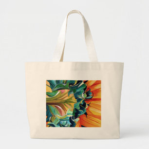Bolso De Tela Gigante Coloración de arte original de la acuarela de gira