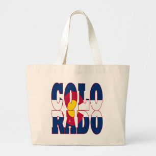 Bolso De Tela Gigante Colorado