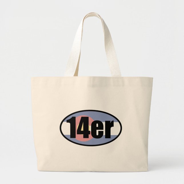 Bolso De Tela Gigante Colorado 14ers (Frente)