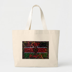 Bolso De Tela Gigante Colores rastafari