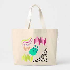 Bolso De Tela Gigante Colorido moderno