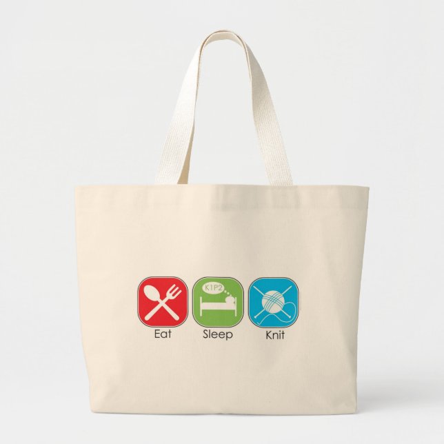 Bolso De Tela Gigante Coma el punto del sueño (Frente)