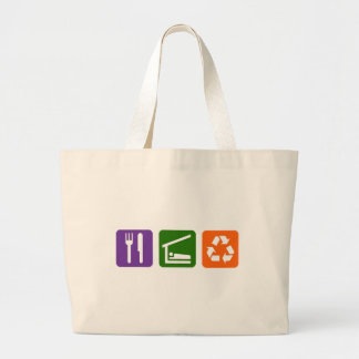 Bolso De Tela Gigante Coma el sueño reciclan