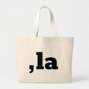 Bolso De Tela Gigante Comma La Kamala Harris - diseño de texto personali