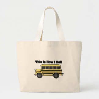 Bolso De Tela Gigante Cómo hago el viaje (autobús escolar)
