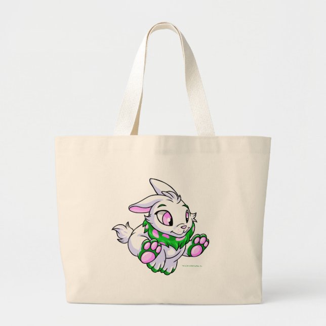 Bolso De Tela Gigante Competir con Cybunny verde (Frente)