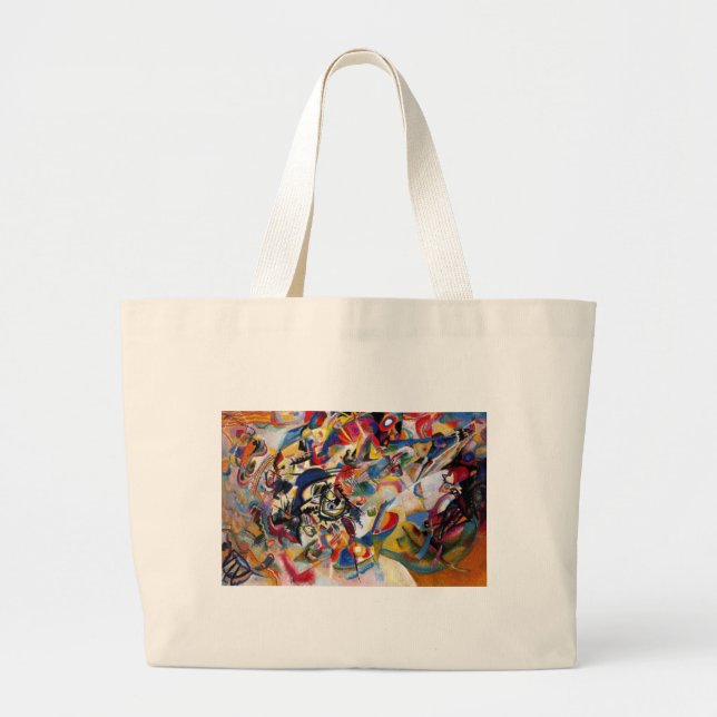 Bolso De Tela Gigante Composición VII de Kandinsky (Frente)