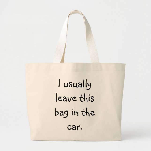 Bolso De Tela Gigante Comprador olvidadizo 5 (Frente)