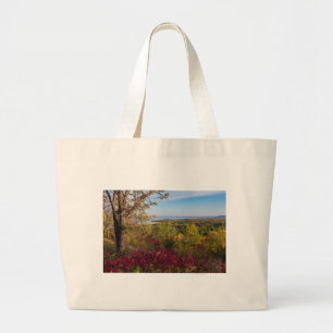 Bolso De Tela Gigante con vista al lago pepin desde frontenac state park