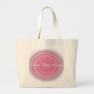 Bolso De Tela Gigante Conciencia del cáncer de pecho