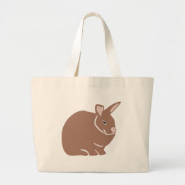 Bolso De Tela Gigante Conejo