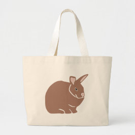 Bolso De Tela Gigante Conejo