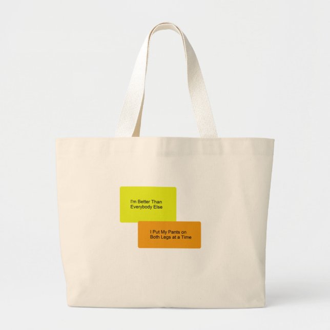 Bolso De Tela Gigante Confianza (Frente)