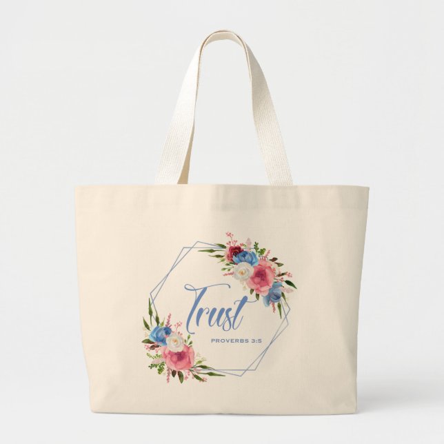 Bolso De Tela Gigante Confianza  (Frente)