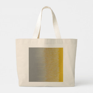 Bolso De Tela Gigante Conjunto oro y plata