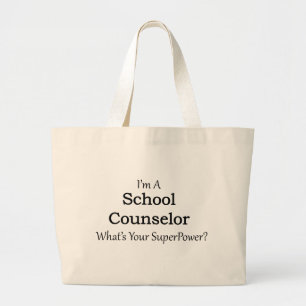 Bolso De Tela Gigante Consejero de la escuela