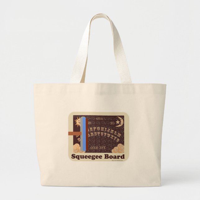 Bolso De Tela Gigante Consejo de Silly Squeegee (Frente)