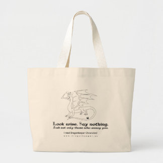 Bolso De Tela Gigante Consejo de un dragón