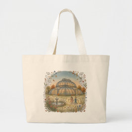 Bolso De Tela Gigante Conservatorio de jardín otoño