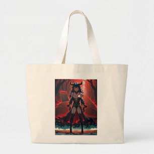 Bolso De Tela Gigante Contacto Súcubo en Encrucijada: Anime Lilin Demon