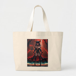 Bolso De Tela Gigante Contacto Súcubo en Encrucijada: Anime Lilin Demon