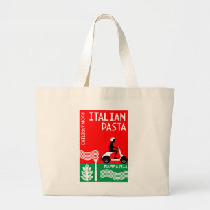 Bolso De Tela Gigante Cook italiano