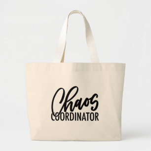 Bolso De Tela Gigante Coordinador del caos