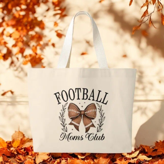 Bolso De Tela Gigante Coquette Game Day Football Moms Club (Subido por el creador)