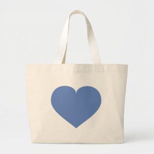 Bolso De Tela Gigante Corazón azul para bebés