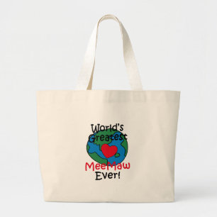 Bolso De Tela Gigante Corazón de MeeMaw más grande del mundo