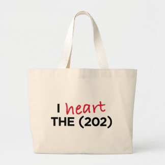 Bolso De Tela Gigante Corazón I (202)