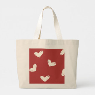 Bolso De Tela Gigante Corazones de perro Toodle Bag